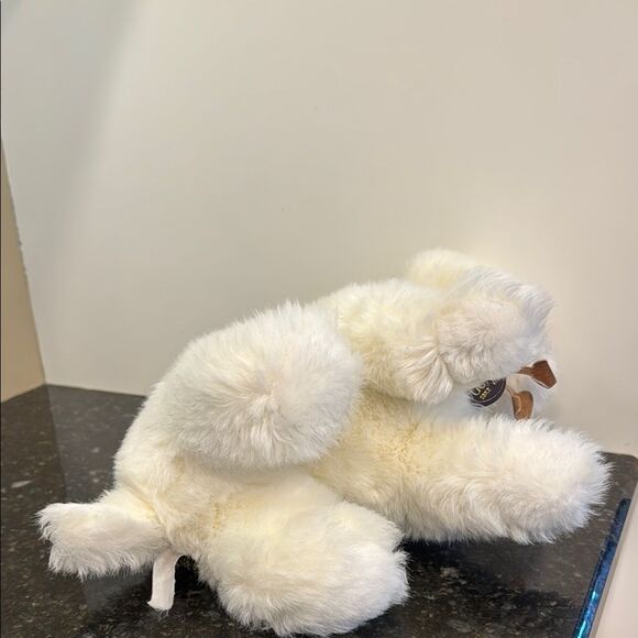 VINTAGE GUND COLLECTOR'S CLASSIC PUPPY DOG PLUSH 1986 WHITE YELLOW 14" CUTE RARE - Picture 6 of 10